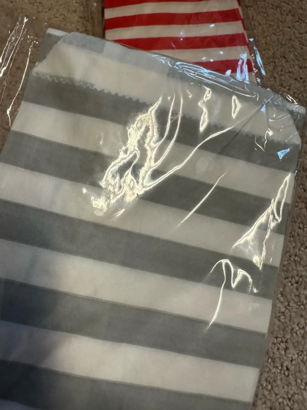 PICK YOUR PLUM multiple packs of Striped single serve striped bags